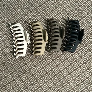 pack of 4 claw clips